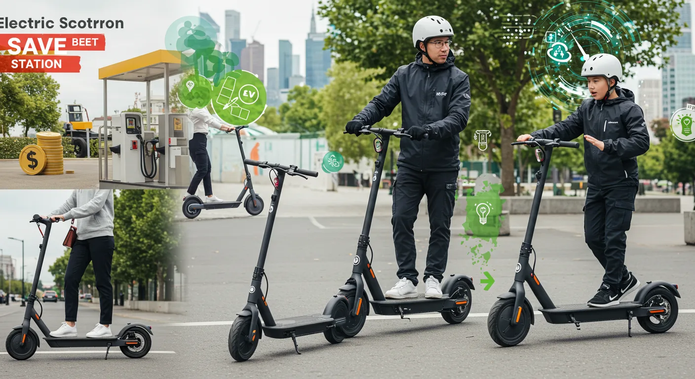 Save money with e-scooters